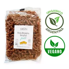 Fusilli Pasta Orgánica Integral 500g Grun