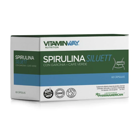 Spirulina Siluett Vitamin Way 60 caps