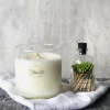 VELA DE SOJA GLASS AROMA COCO LIMA con KIT DE FOSFOROS Elementos