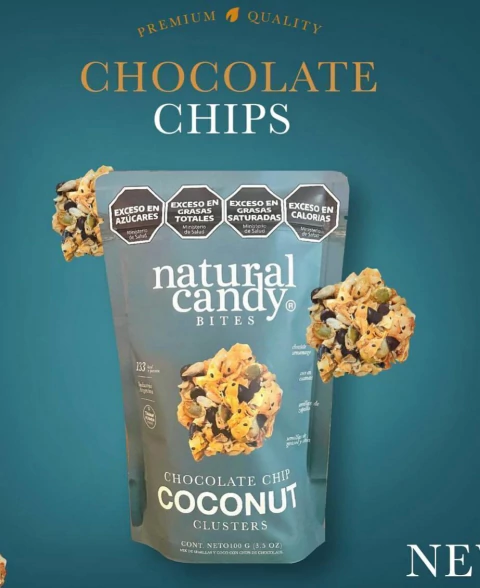 Chocolate chip coconut Natural candy 100g