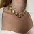 CL676 - CHOKER ORGANICA FOLHEADO - comprar online