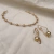 BR570 - PAR DE BRINCOS LETICIA FOLHEADO - loja online