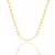CL95 CHOKER MEDALHAS FOLHEADO A OURO 18K