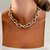 CHOKER CADEADO PRATA CL134