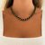 CL277 - COLAR CHOKER ZOE DOURADO + GRAFITE
