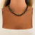 CL277 - COLAR CHOKER ZOE DOURADO + GRAFITE