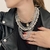 CL659 - COLAR CHARMS DUO BANHO HEART na internet