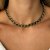 CL277 - COLAR CHOKER ZOE DOURADO + GRAFITE - comprar online