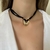 ARRAIA -CHOKER 2 FIOS CORAÇÃO MARTELADO DOURADO CL207