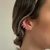 PI28P PIERCING ENCAIXE CRAVEJADO FOLHEADO A PRATA