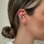 PI25P PIERCING ENCAIXE MICROZIRCONIA FOLHEADO A PRATA