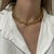 CL30 COLAR CORDÃO MAXI FOLHEADO A OURO 18K