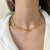 CL286 - COLAR CHOKER DELUXE FOLHEADO A OURO