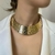 CL345D - GARGANTILHA BOLINHAS FOLHEADO A OURO 18K