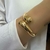 PL113D - BRACELETE GOTA FECHADO FOLHEADO A OURO 18K