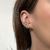 SALE ERK- BR359D - PAR DE BRINCOS LABIRINTO PONTO DE LUZ FOLHEADO A OURO