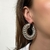 BR358P - PAR DE BRINCOS BIG ARGOLA BOLD FOLHEADO A PRATA
