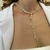 ARRAIA - CL401 - COLAR GRAVATINHA STRASS DESIGN