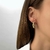 BR439D - PAR DE BRINCOS HAILEY PP FOLHEADO A OURO