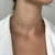 CL432 - CHOKER DUPLO BOLINHAS FOLHEADO A OURO