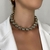 CL451 - COLAR CHOKER ESFERA PRATA
