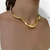 CL550 - CHOKER MILA DUO BANHO FOLHEADO