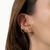 BR492 - PIERCING ENCAIXE MAGNOLIA FOLHEADO A OURO
