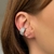 BR518 - PIERCING DE ENCAIXE CRAVEJADO FOLHEADO