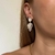 BR616 - PAR DE BRINCOS DANIELA FOLHEADO - comprar online