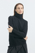 SWEATER CUELLO POLERA EN CASHMERE 100% - NEGRO - comprar online