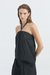 TOP EN TAFETAN NEGRO - comprar online