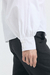 CAMISA CUELLO MAO MANGA LARGA BALOON EN POPLIN BLANCO - tienda online