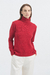SWEATER CUELLO POLERA EN CASHMERE 100% - DARK RED - comprar online