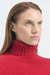 SWEATER CUELLO POLERA EN CASHMERE 100% - DARK RED - tienda online