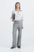PANTALON RECTO EN PRINCIPE DE GALES - comprar online
