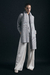 MANTON TEJIDO EN LANA MERINO Y CASHMERE GRIS MELANGE - comprar online