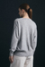 SWEATER CUELLO A LA BASE OVERSIZE GRIS MELANGE EN MERINO Y CASHMERE - GVG Grace Gaviglio | Shop Online Moda Mujer