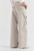 PANTALON CARGO EN POPLIN VISON en internet