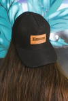 Gorra Baum (Negra con parche marrón)