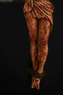 CRUCIFIXO 90 CM PAIXÃO DE CRISTO CHAGAS ULTRA REALISTAS PAREDE - Atelier São Josemaria
