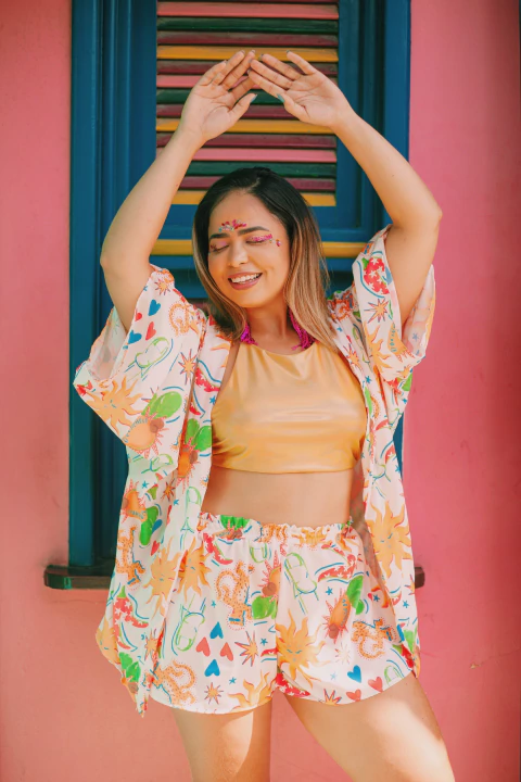 Kimono Bloquinho - comprar online