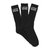 Meia Vans Classic Crew Preta Pack com 3 Pares (36-40)