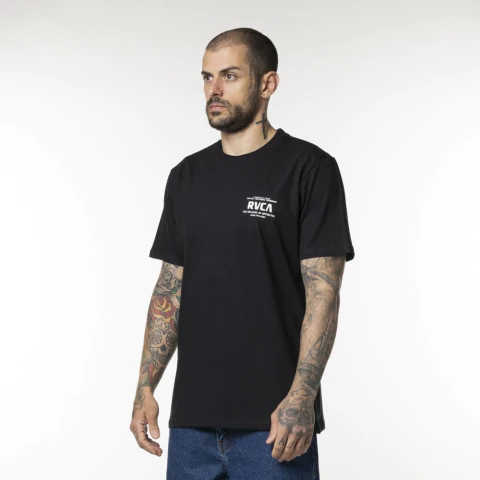 Camiseta RVCA Commercial Preta