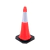 CONO VIAL 50CM SEMIFLEXIBLE REFLECTIVO NARANJA