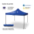 GAZEBO PLEGABLE 3X3 SIN PARED AZUL - comprar online