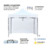 GAZEBO PLEGABLE 3X3 CON PAREDES BLANCO - comprar online