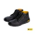 BOTINES PAMPERO PUNTERA ACERO FLOR NEGRO