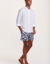 SHORT ÁGUA BARCO AZUL MARINHO E BRANCO - ZAPÄLLA
