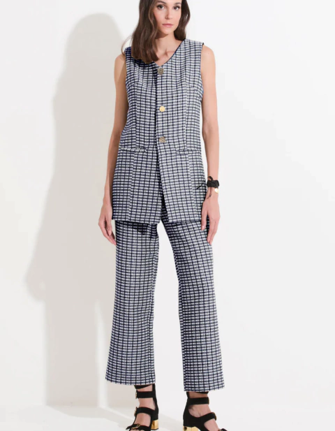 COLETE ALFAIATARIA BEATRICE AZUL - J.CHERMANN