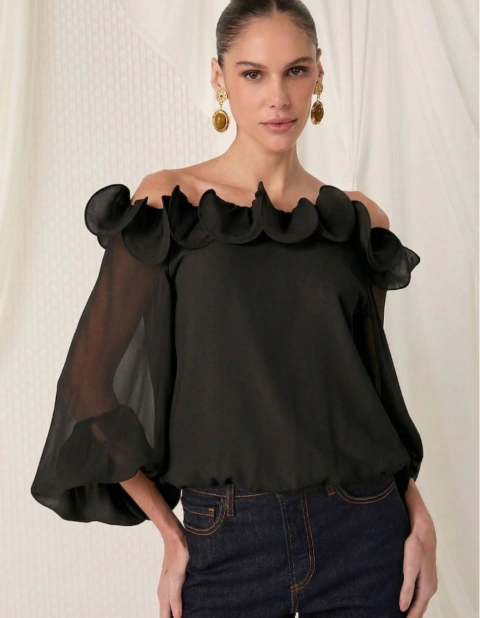 BLUSA MEL PRETO - IORANE